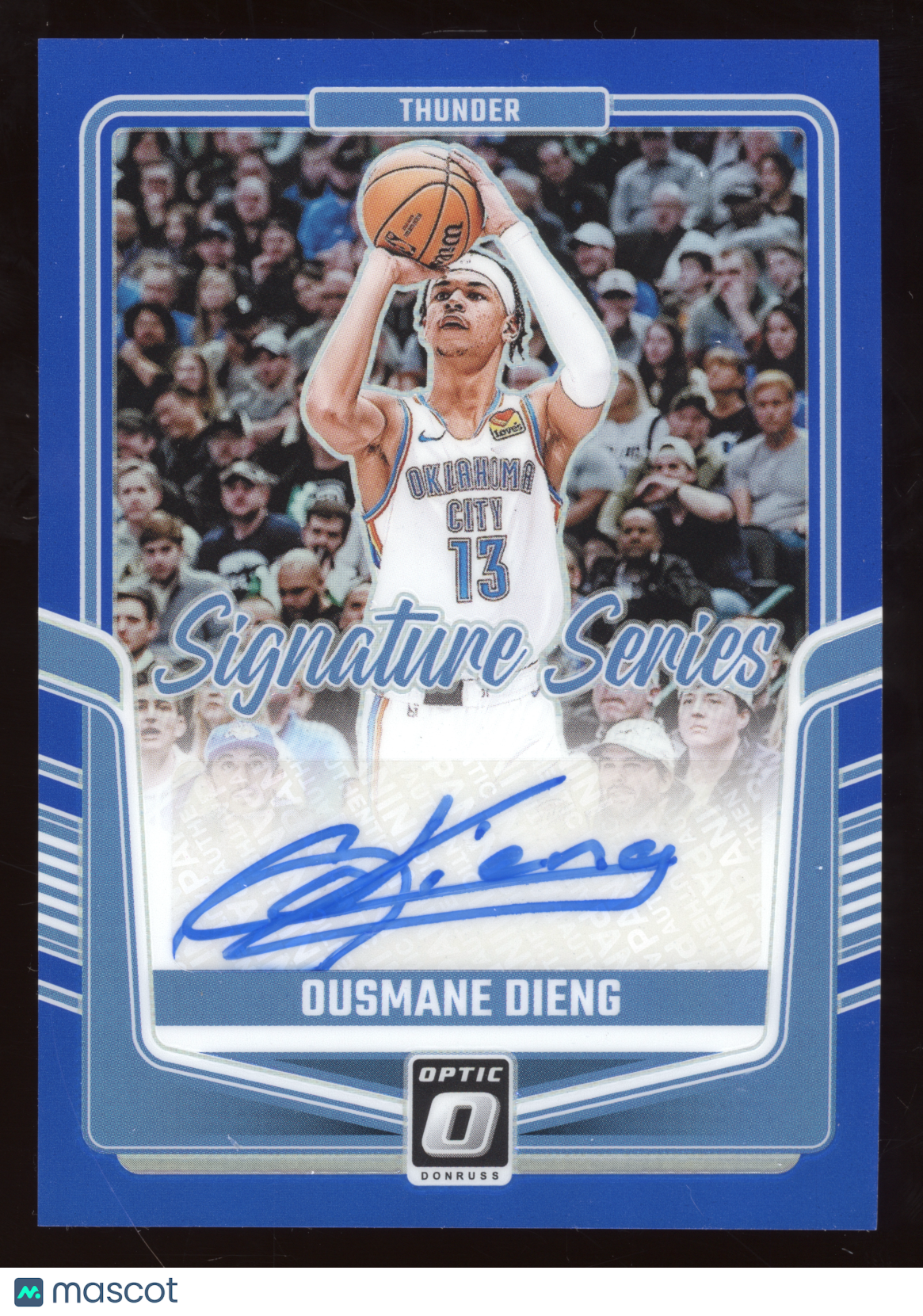 2024 Donruss Optic Signature Series Ousmane Dieng #SS-OUS Blue 24/25