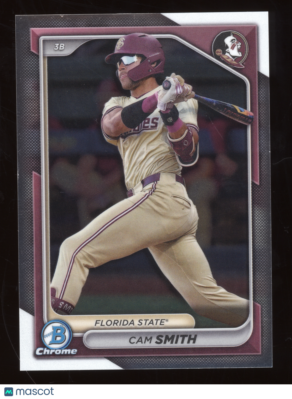 2024 Bowman Chrome Draft Cam Smith #BDC-67 College Variation