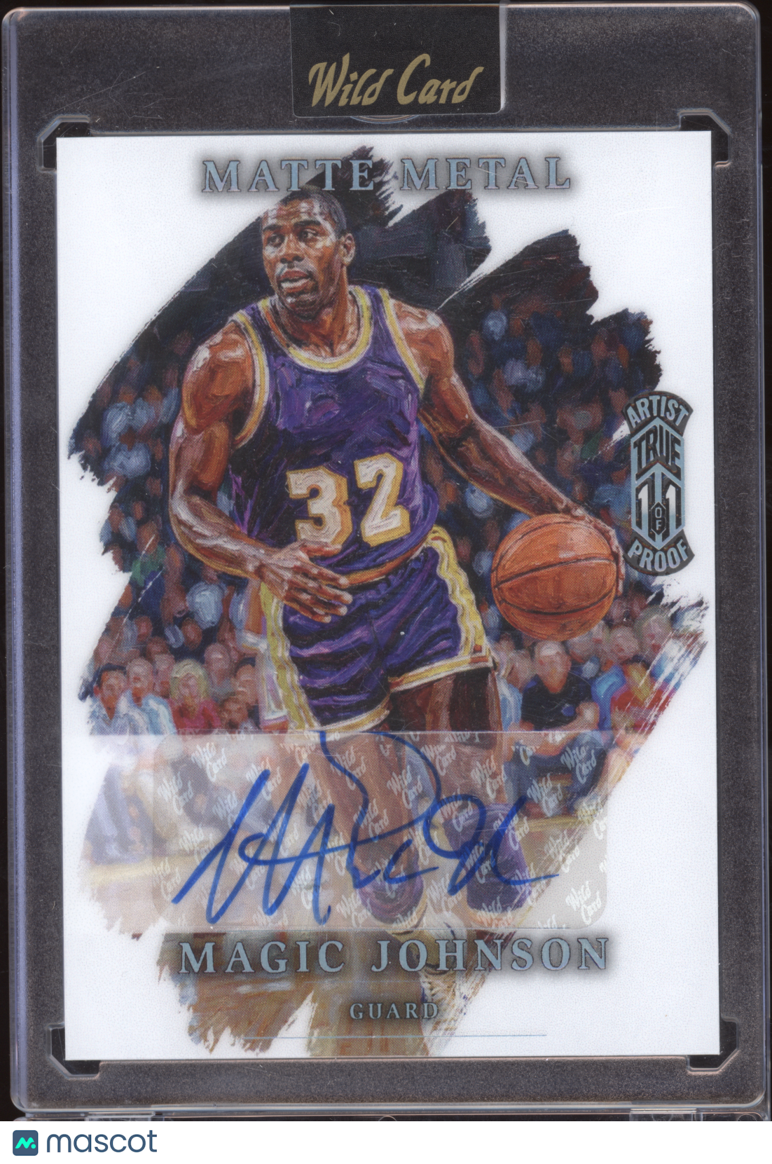 2026 Wild Card Matte Metal Autograph Magic Johnson True 1/1 Artist Proof