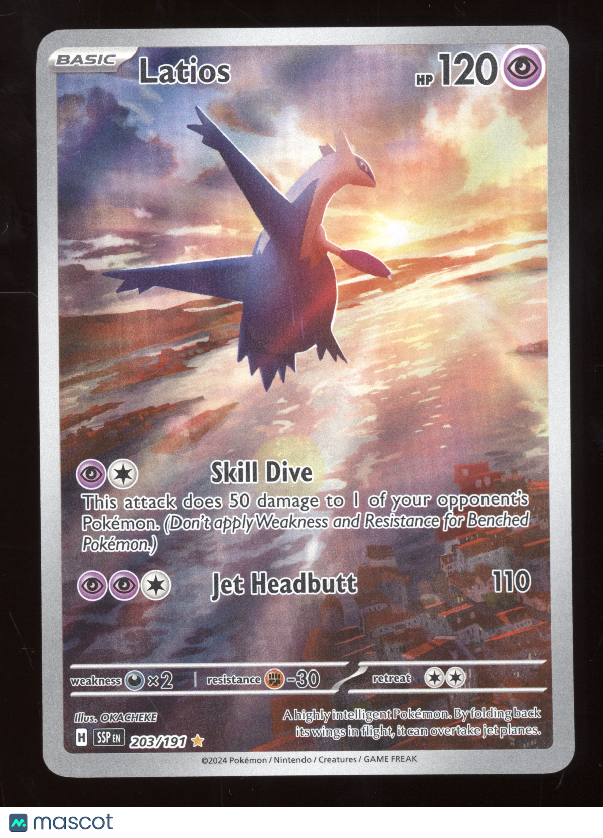 2024 S&V Surging Sparks Latios Secret Rare #203/191