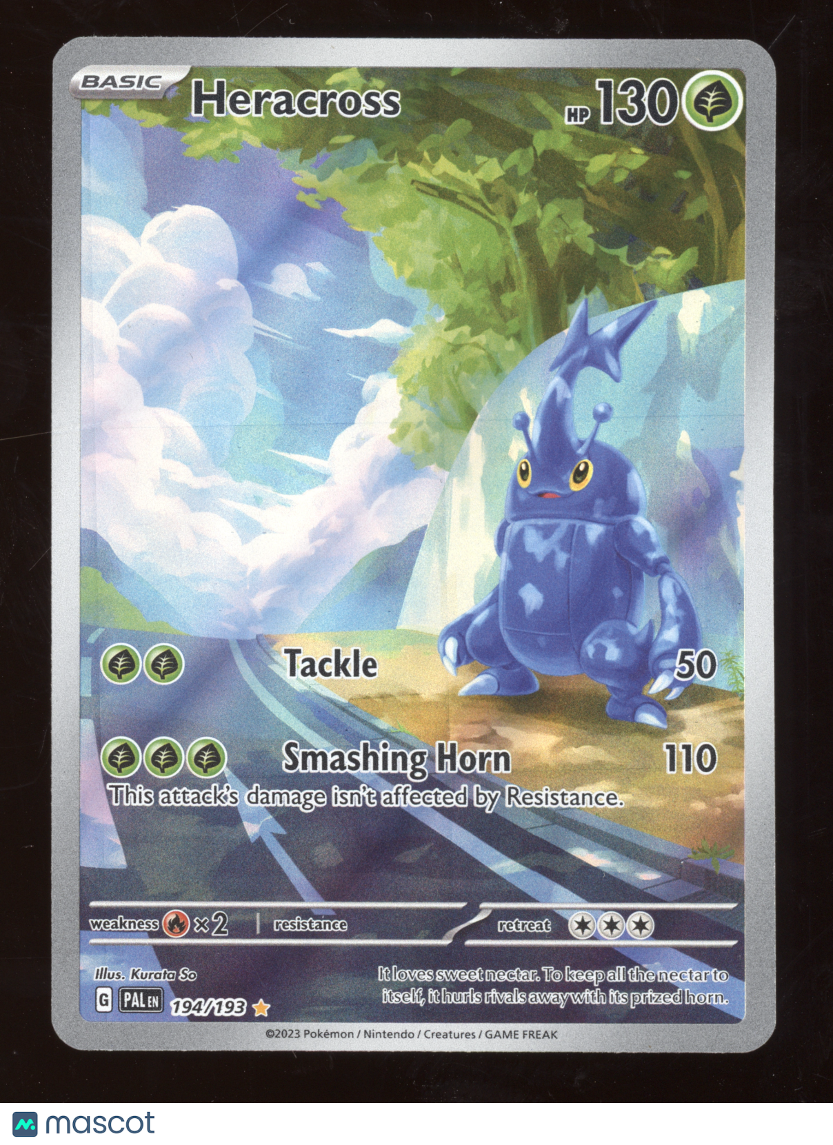 2023 S&V Paldea Evolved Heracross Secret Rare #194/193