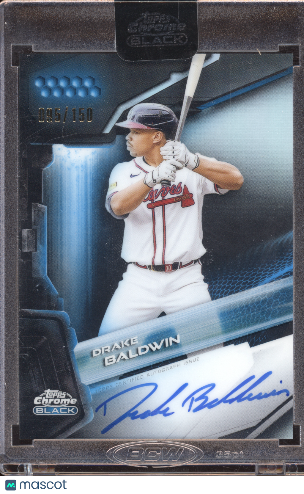 2026 Topps Chrome Black Baseball Drake Baldwin #CBA-DB Blue 095/150