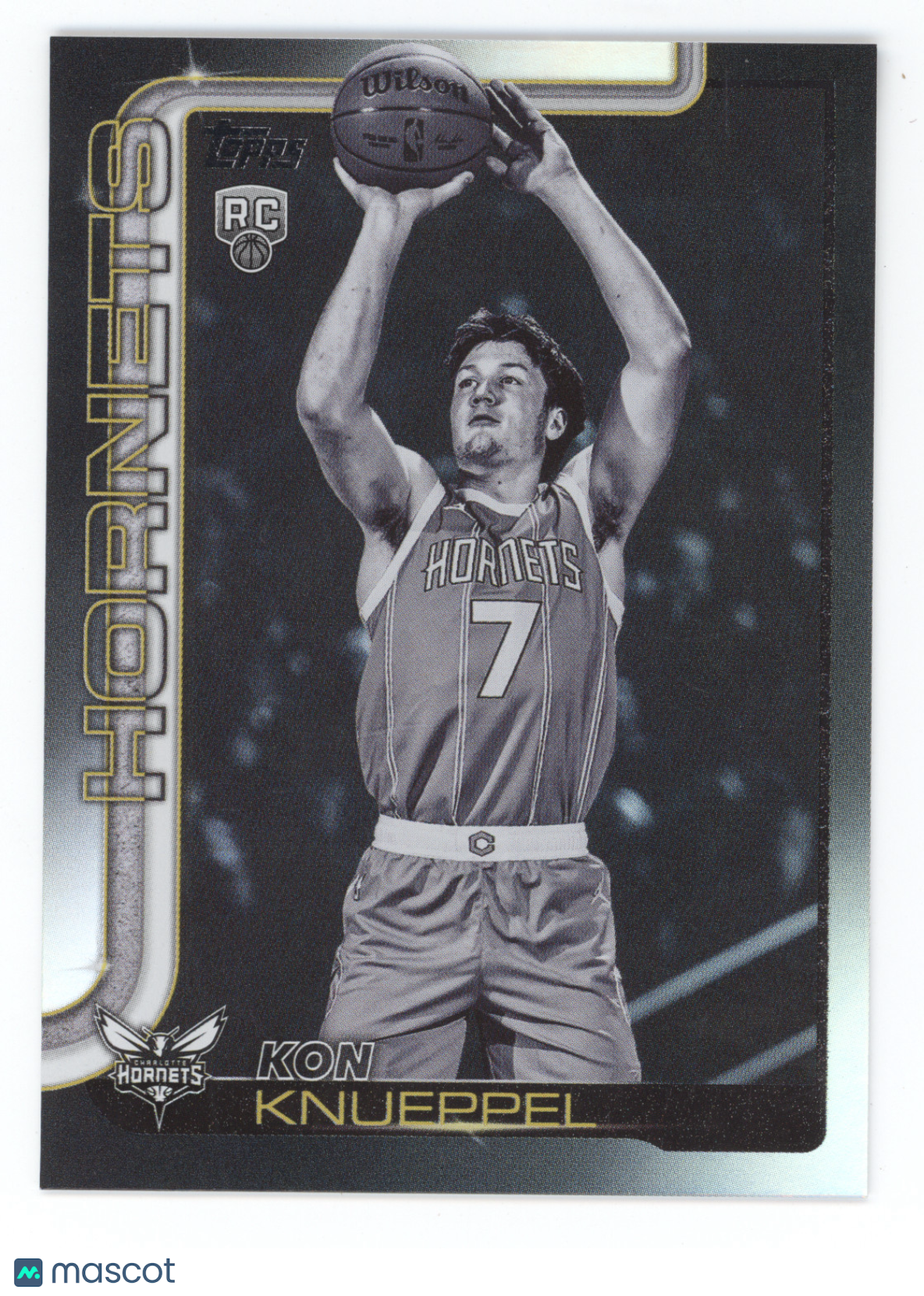 2025 Topps Kon Knueppel #204 Blackouit RC