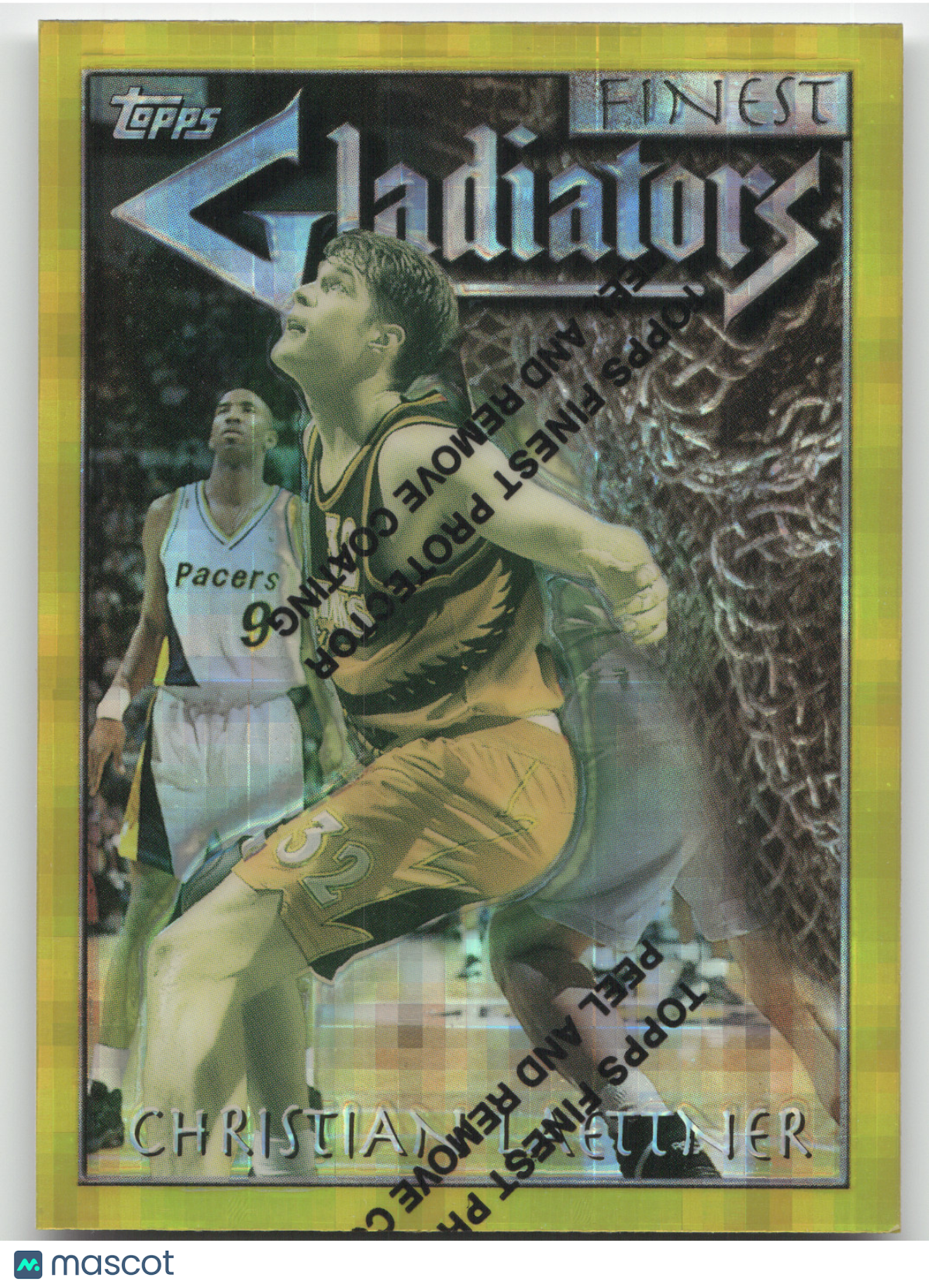 1996 Topps Finest Gladiators Christian Laettner #142 Refractor w/Coating