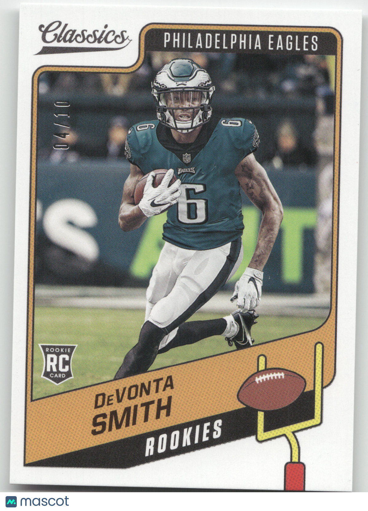 2021 Panini Classics DeVonta Smith #155 RC 04/10