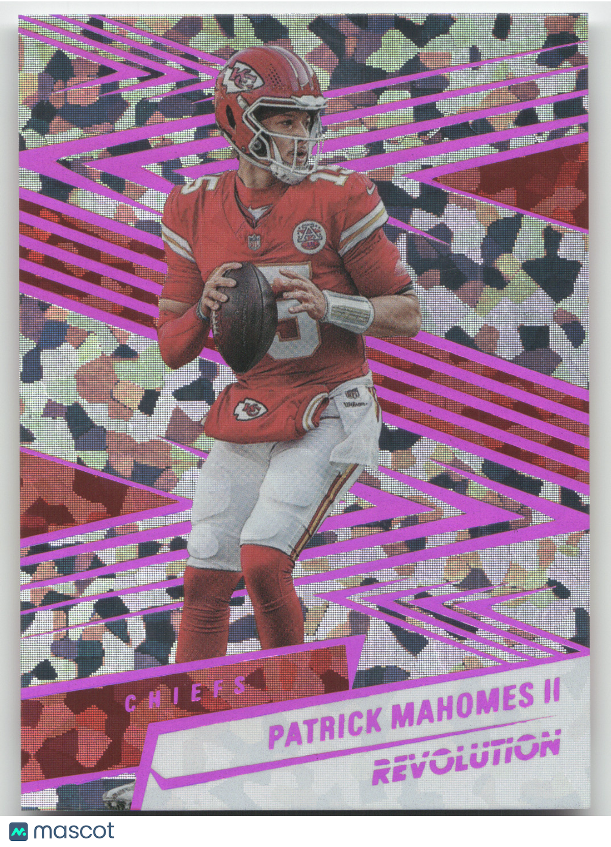 2025 Panini Revolution Football Patrick Mahomes II #8 Holo Red 32/35