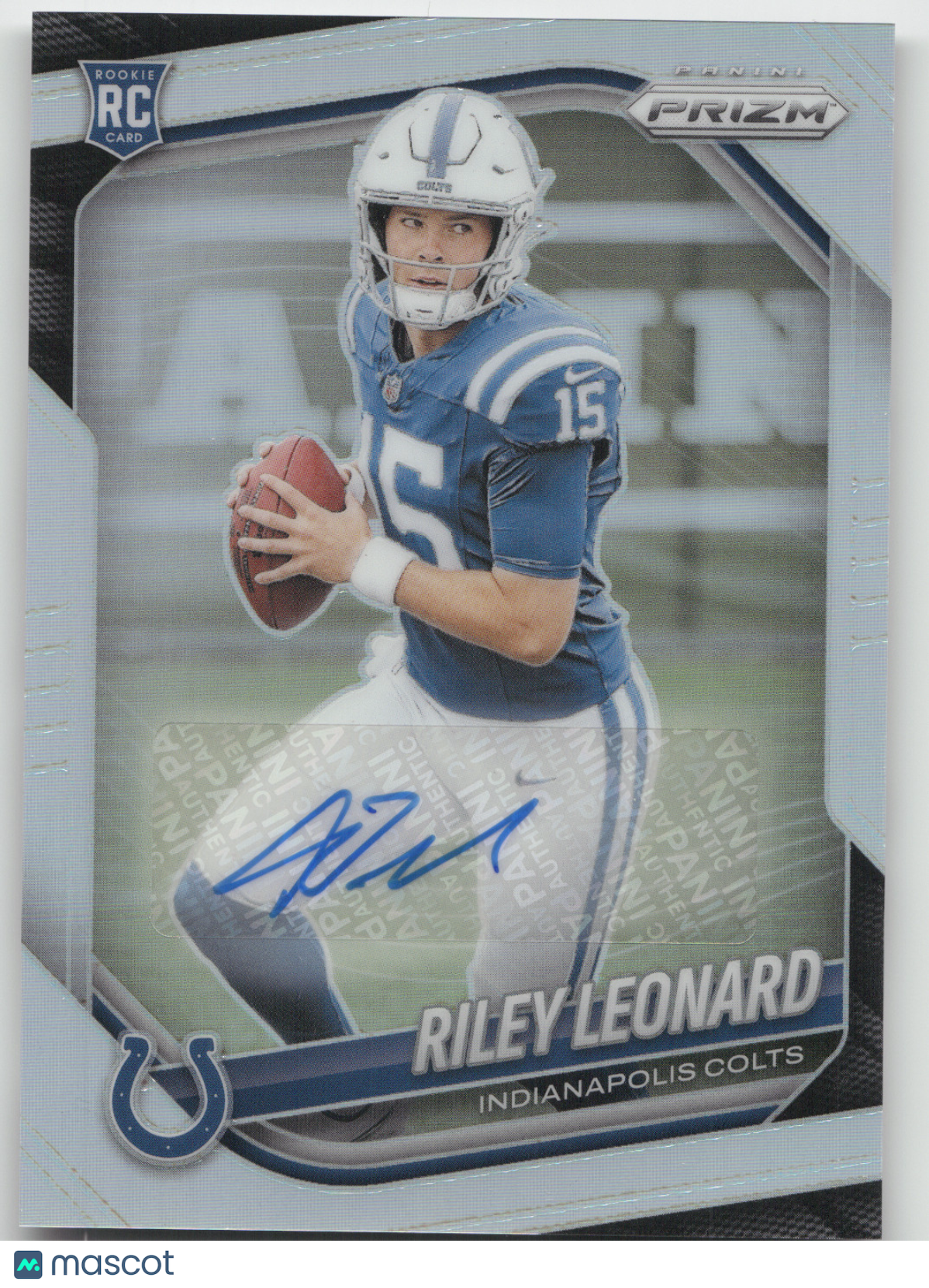 2025 Panini Prizm Riley Leonard #342 Autograph Silver RC