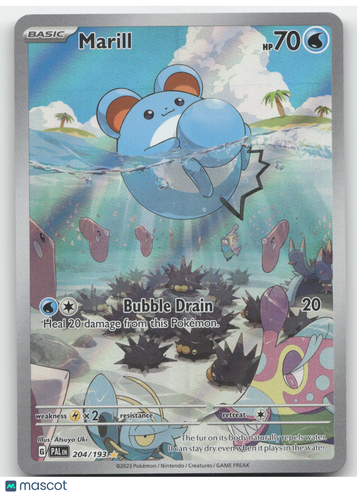 2023 S&V Paldea Evolved Marill Secret Rare #204/193