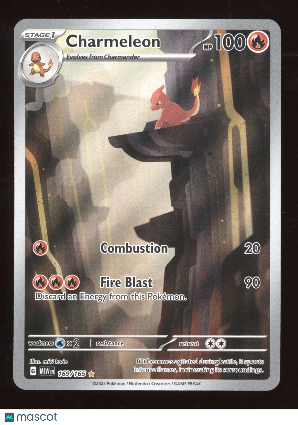 2023 Scarlet & Violet 151 Charmeleon Secret Rare #169/165