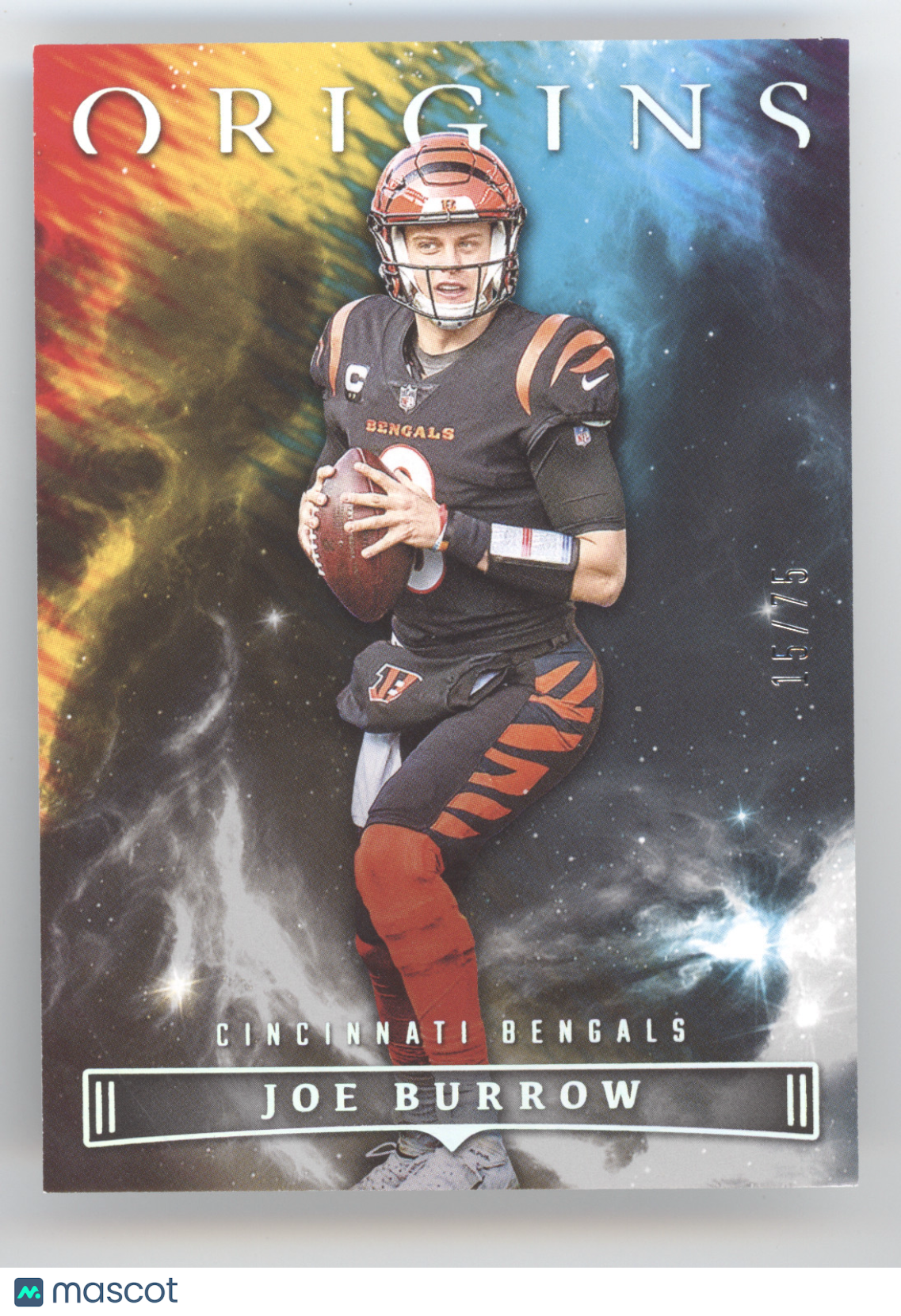 2022 Panini Origins Football Joe Burrow #15 Silver 15/75