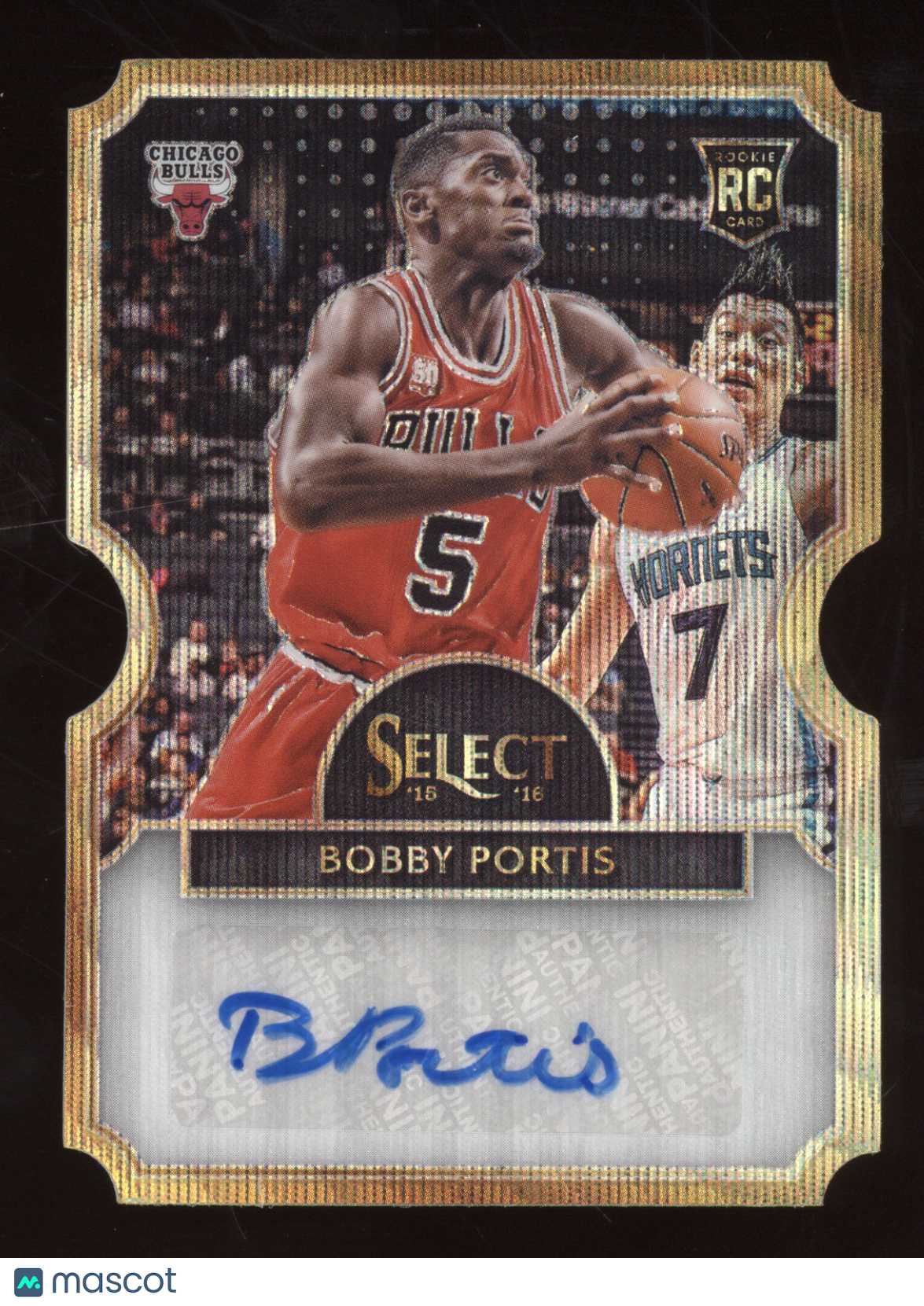 2015 Panini Select Bobby Portis #23 Autograph Gold Die-Cut RC 10/10