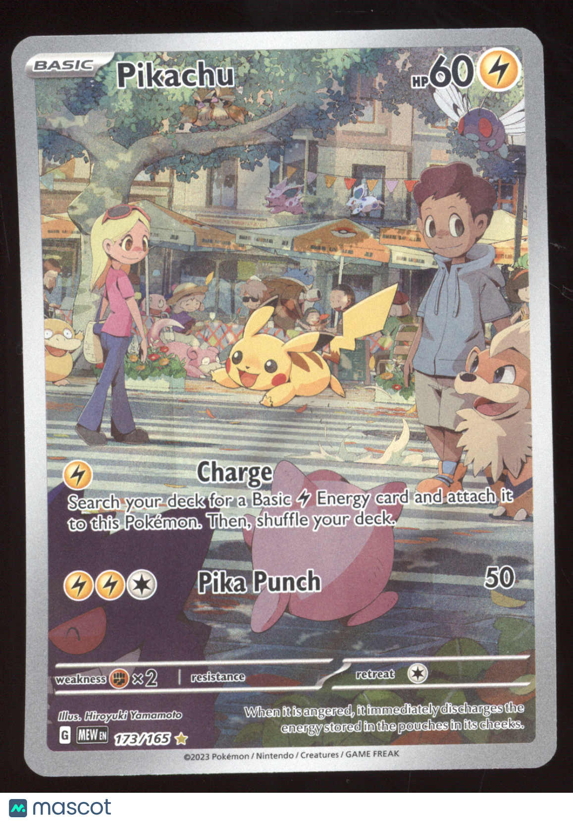2023 Scarlet & Violet 151 Pikachu Secret Rare #173/165