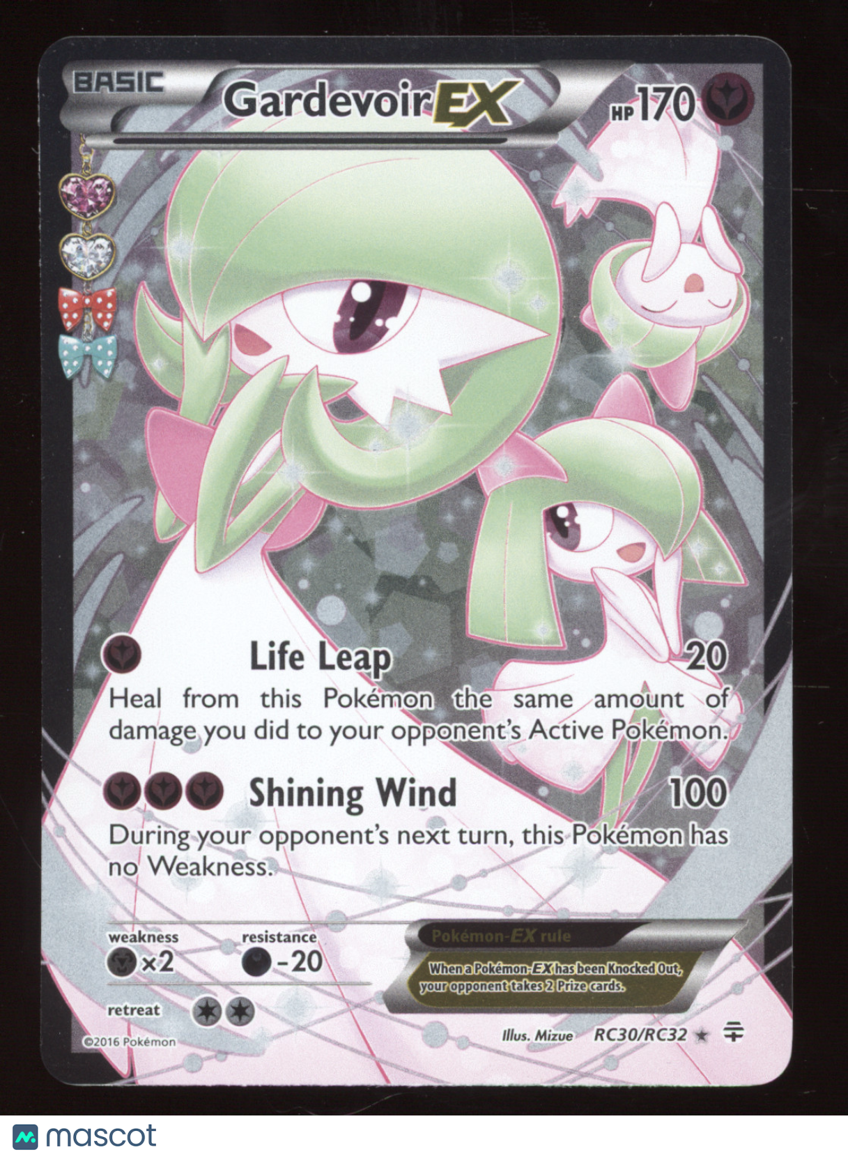 2016 XY Generations Gardevoir ex Holo Rare #RC30/RC32