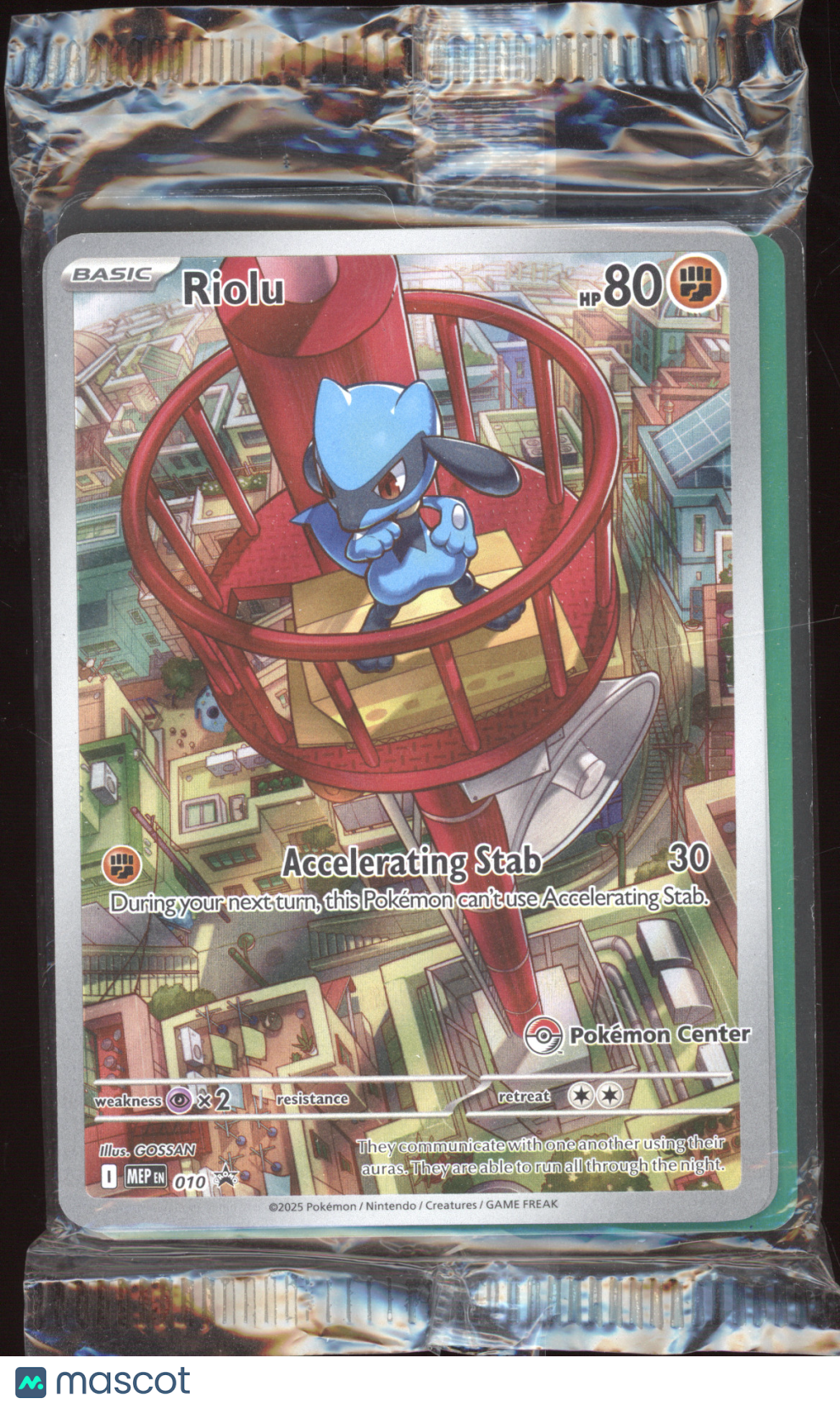 2025 Mega Evolution Promo Pack Riolu (Pokemon Center) (sealed) #010
