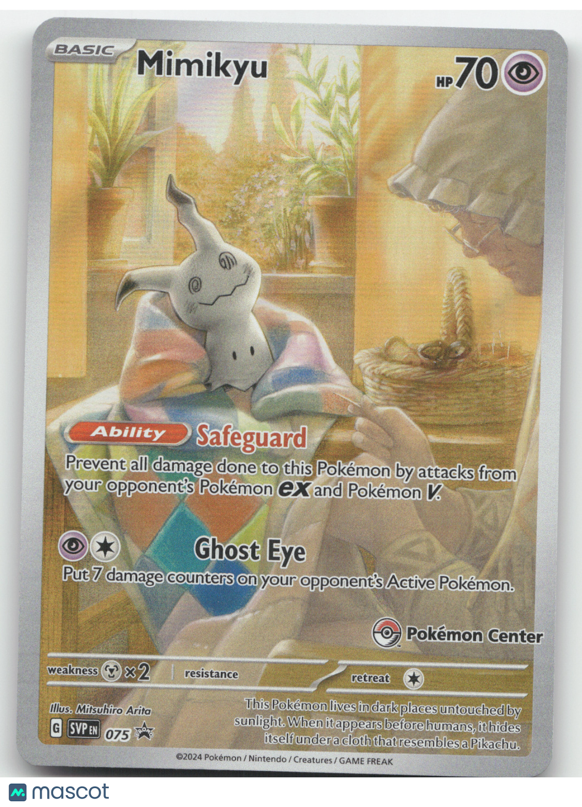 2024 Scarlet & Violet Mimikyu Black Star Promo #075