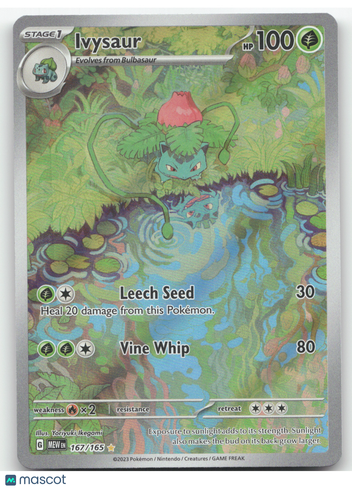 2023 Scarlet & Violet 151 Ivysaur Secret Rare #167/165