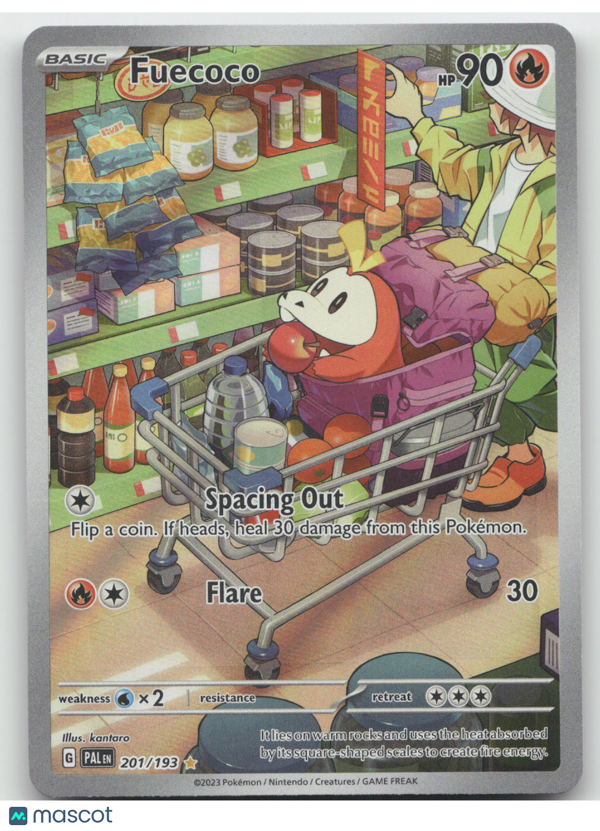 2023 S&V Paldea Evolved Fuecoco Secret Rare #201/193