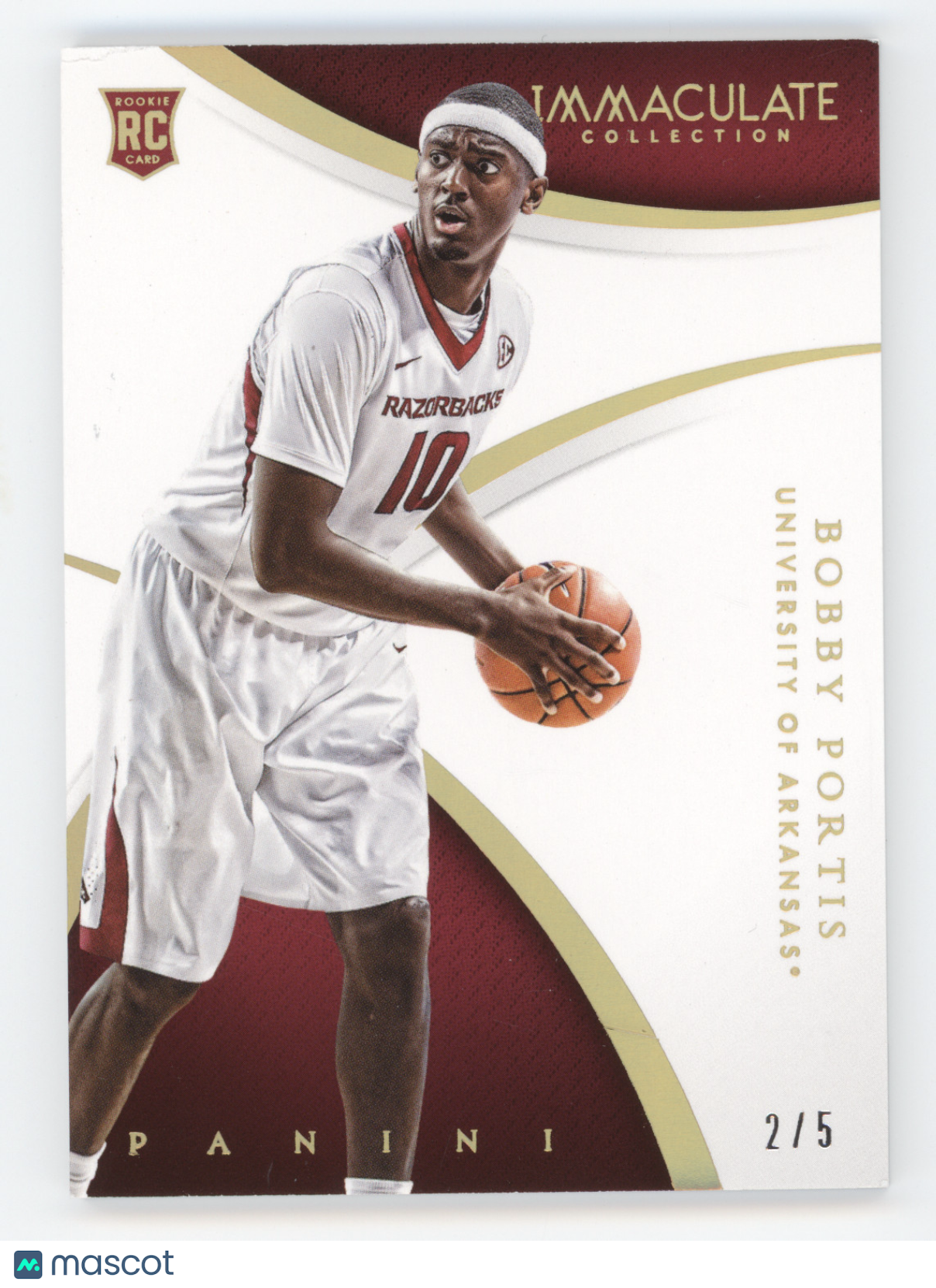 2015 Panini Immaculate Collection Bobby Portis #111 Immaculate Marks RC 2/5