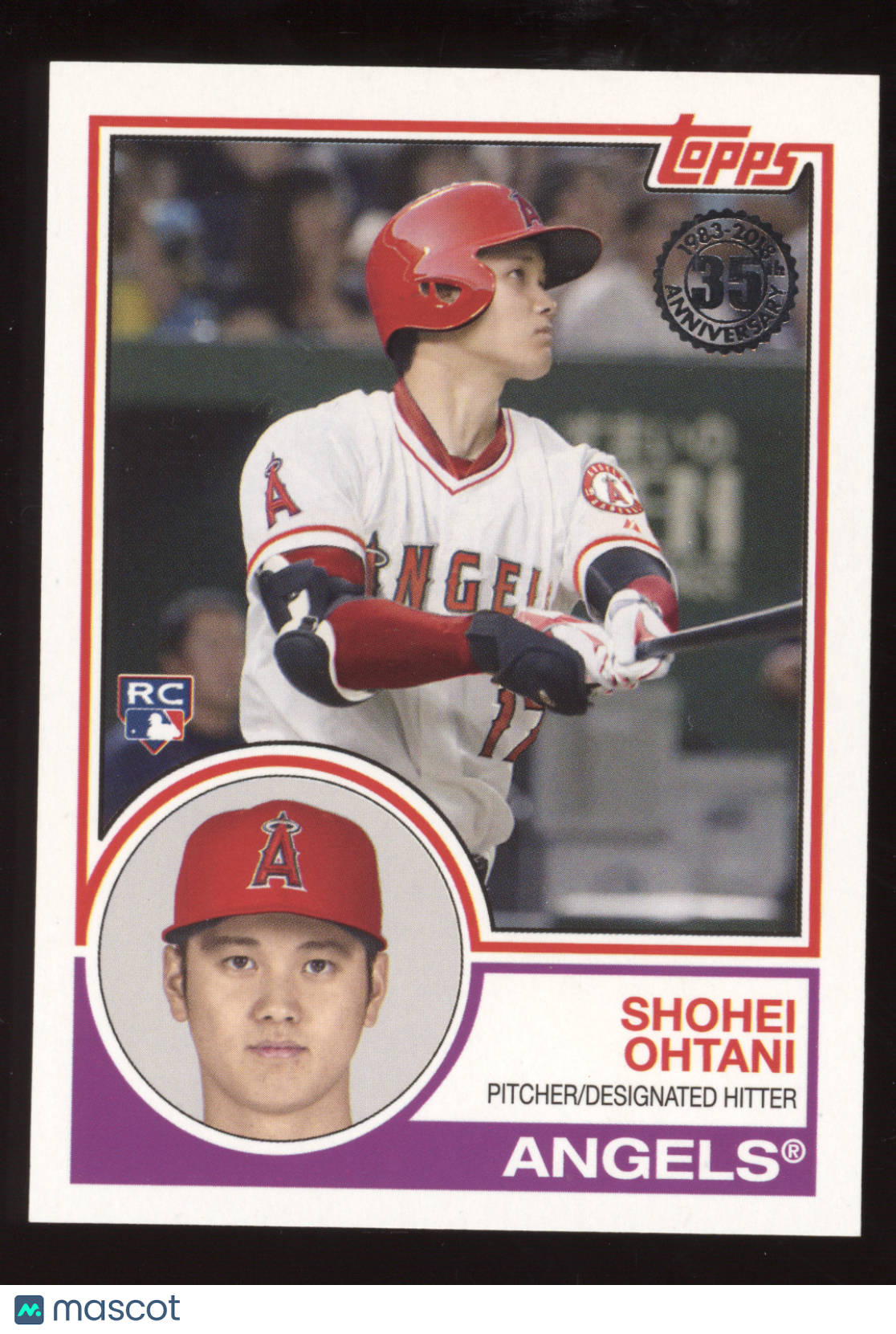 2018 Topps 1983 Baaseball Rookies Shohei Ohtani #83-1 RC