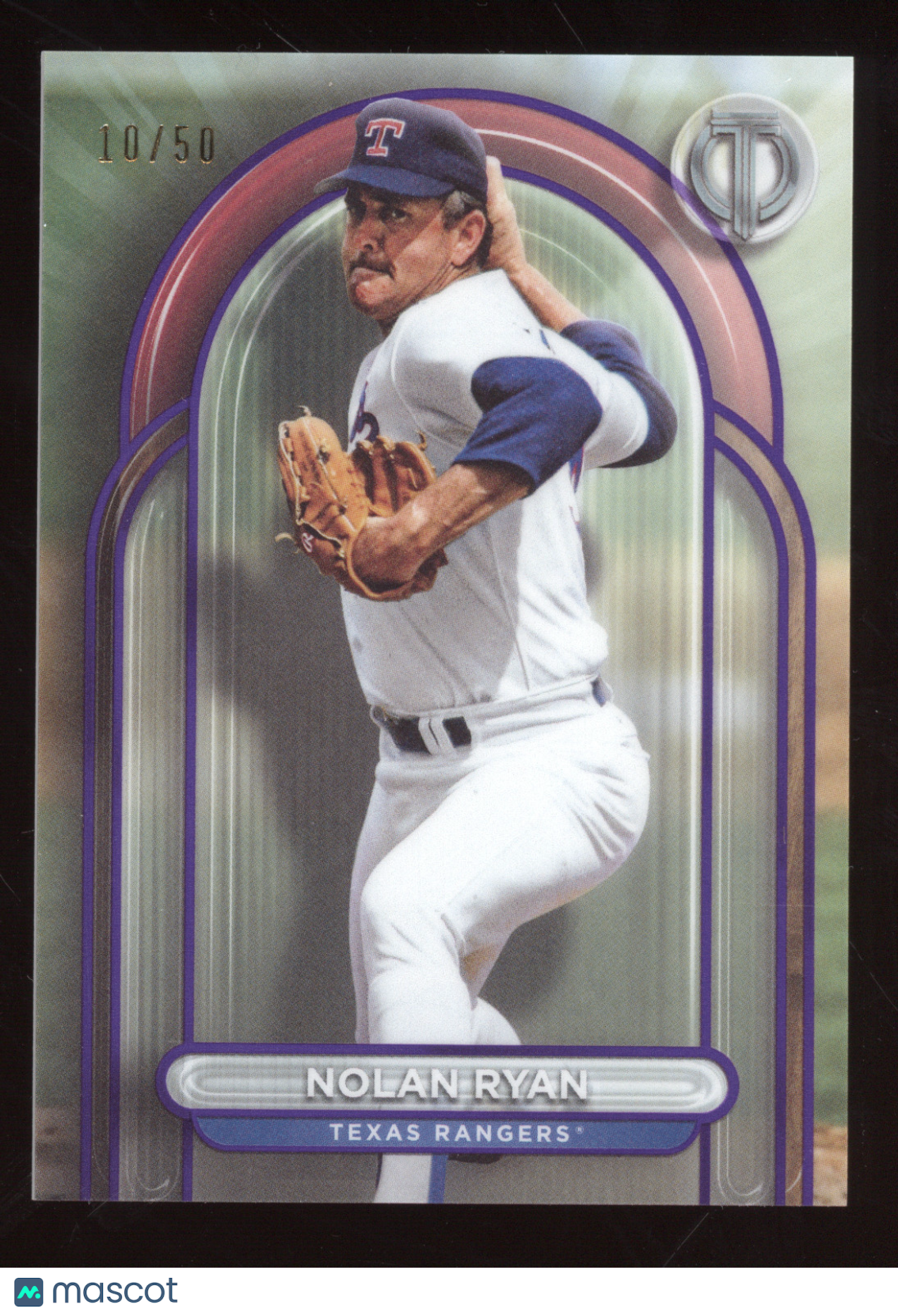 2024 Topps Tribute Nolan Ryan #40 Purple 10/50