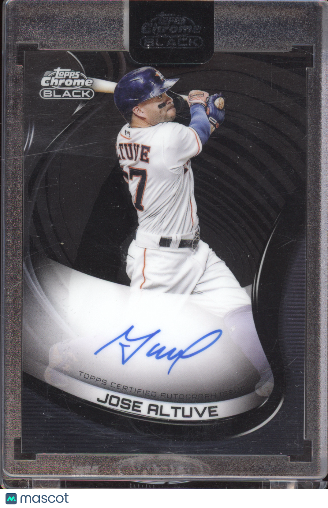 2022 Topps Chrome Black Autograph Jose Altuve #CBA-JAL