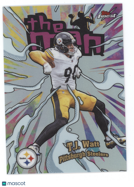 2025 Topps Finest The Man T.J. Watt #TM-20