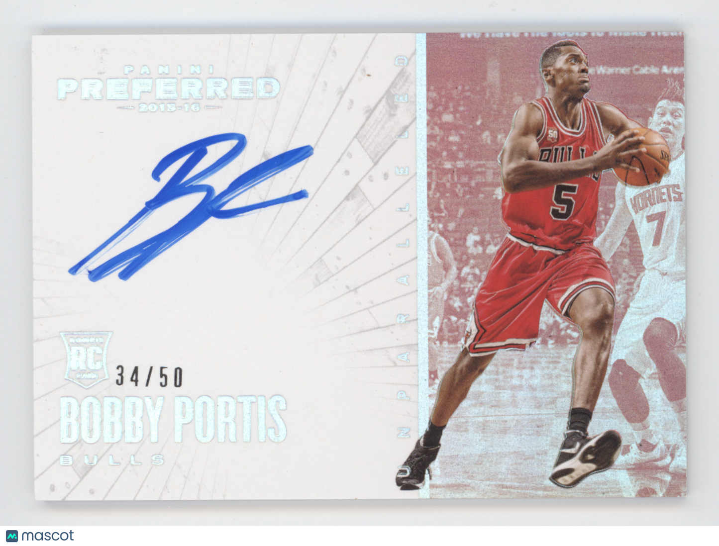 2015 Panini Preferred Autographs Bobby Portis #266 RC 34/50