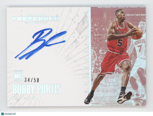 2015 Panini Preferred Autographs Bobby Portis #266 RC 34/50