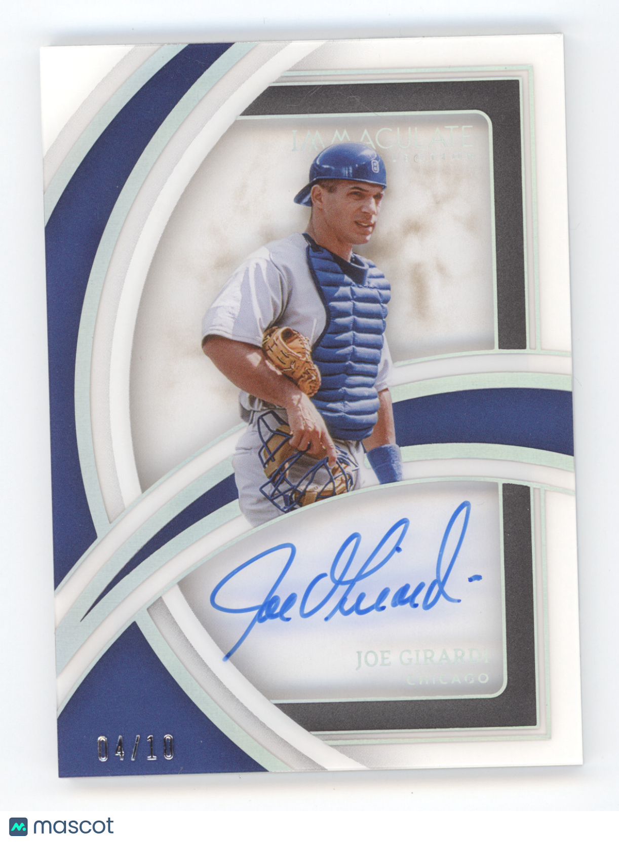 2022 Panini Immaculate Collection Joe Girardi #SS-JG 04/10