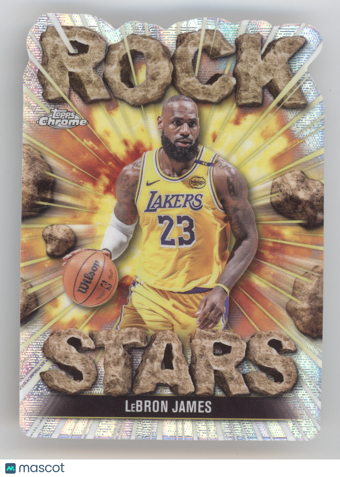 2025 Topps Chrome Rock Stars LeBron James #RS-3