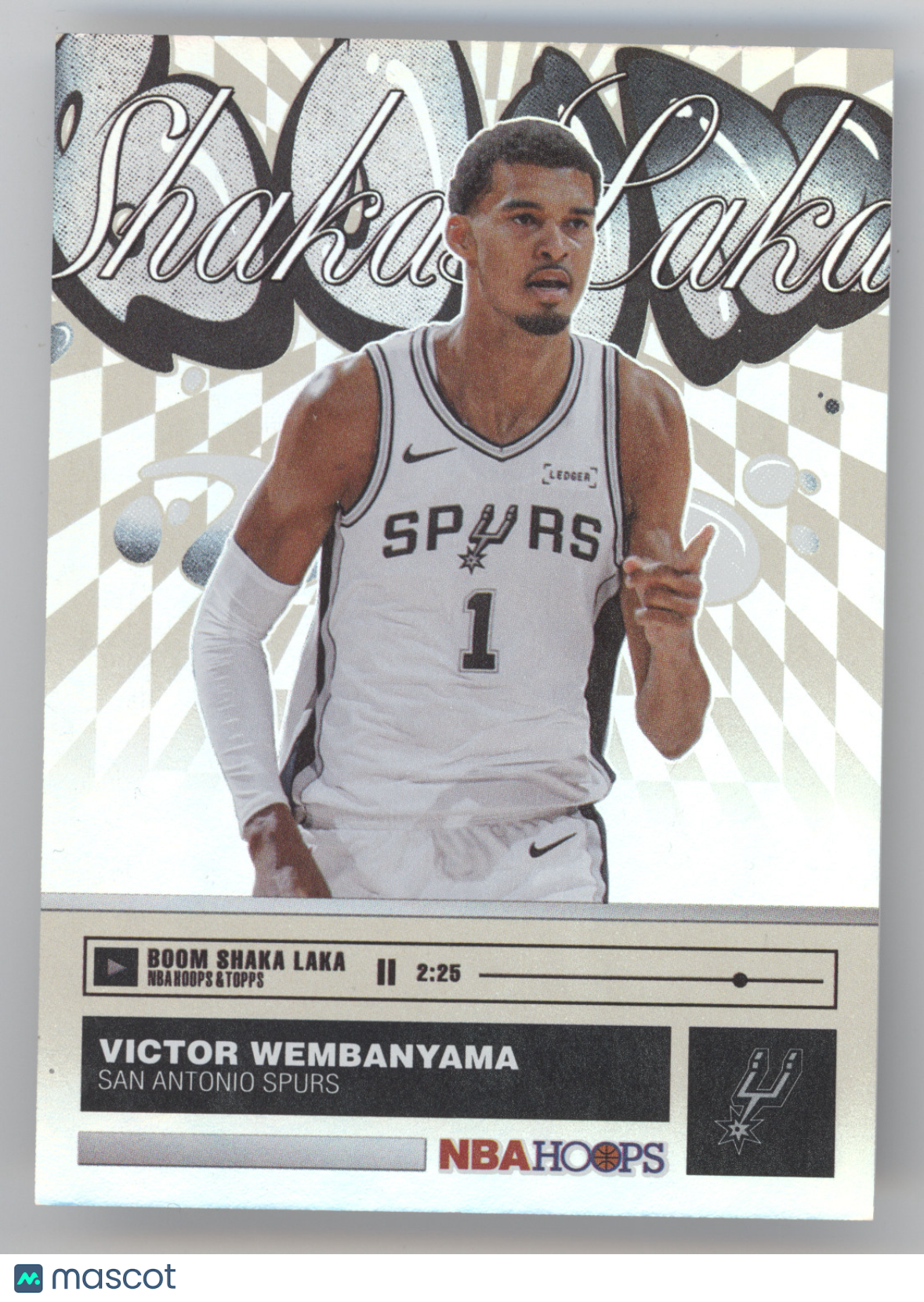 2026 Topps NBA Hoops Boom Shaka Laka Victor Wembanyama #BO-8