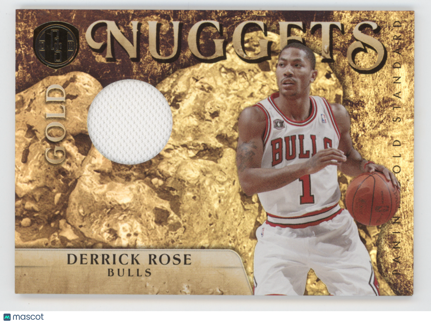 2011 Panini Gold Standard Nuggets Derrick Rose #7 192/199 Game-worn material