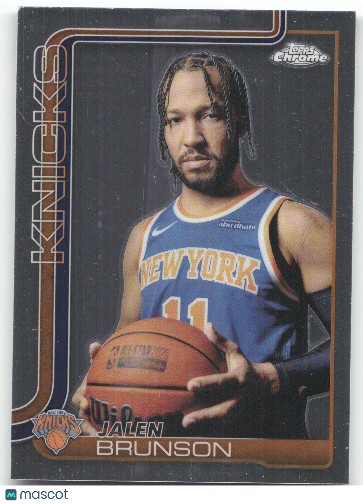 2025 Topps Chrome Jalen Brunson #101 Variation