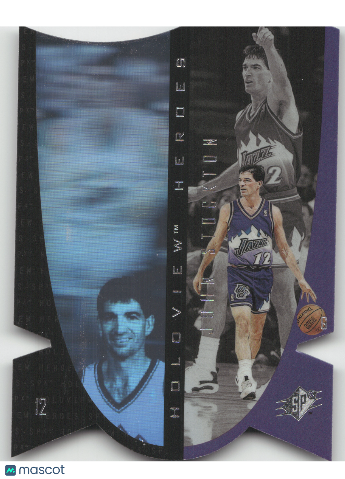 1997 Upper Deck SPx Holoview Heroes John Stockton #H20
