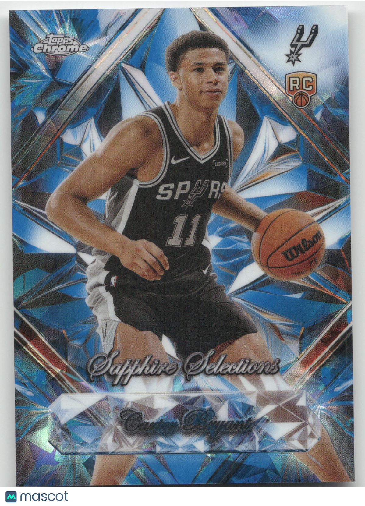 2025 Topps Chrome Sapphire Selections Carter Bryant #SS-12 RC