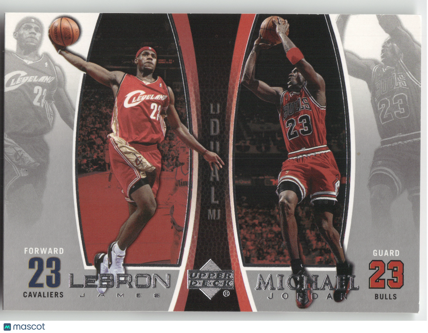 2005 Upper Deck Michael Jordan LeBron James #LJMJ9