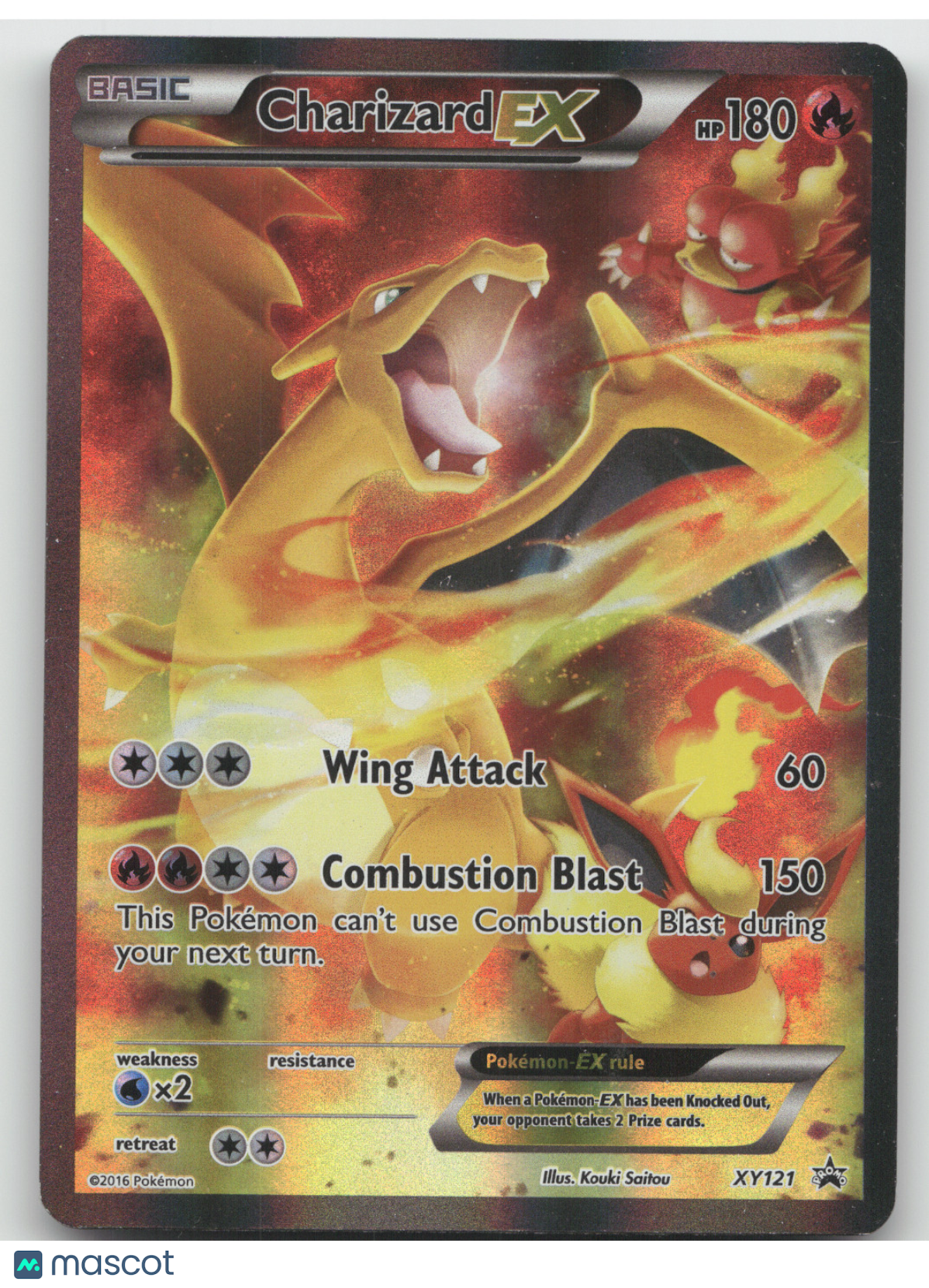 2016 XY Generations Charizard EX Black Star Promo #XY121