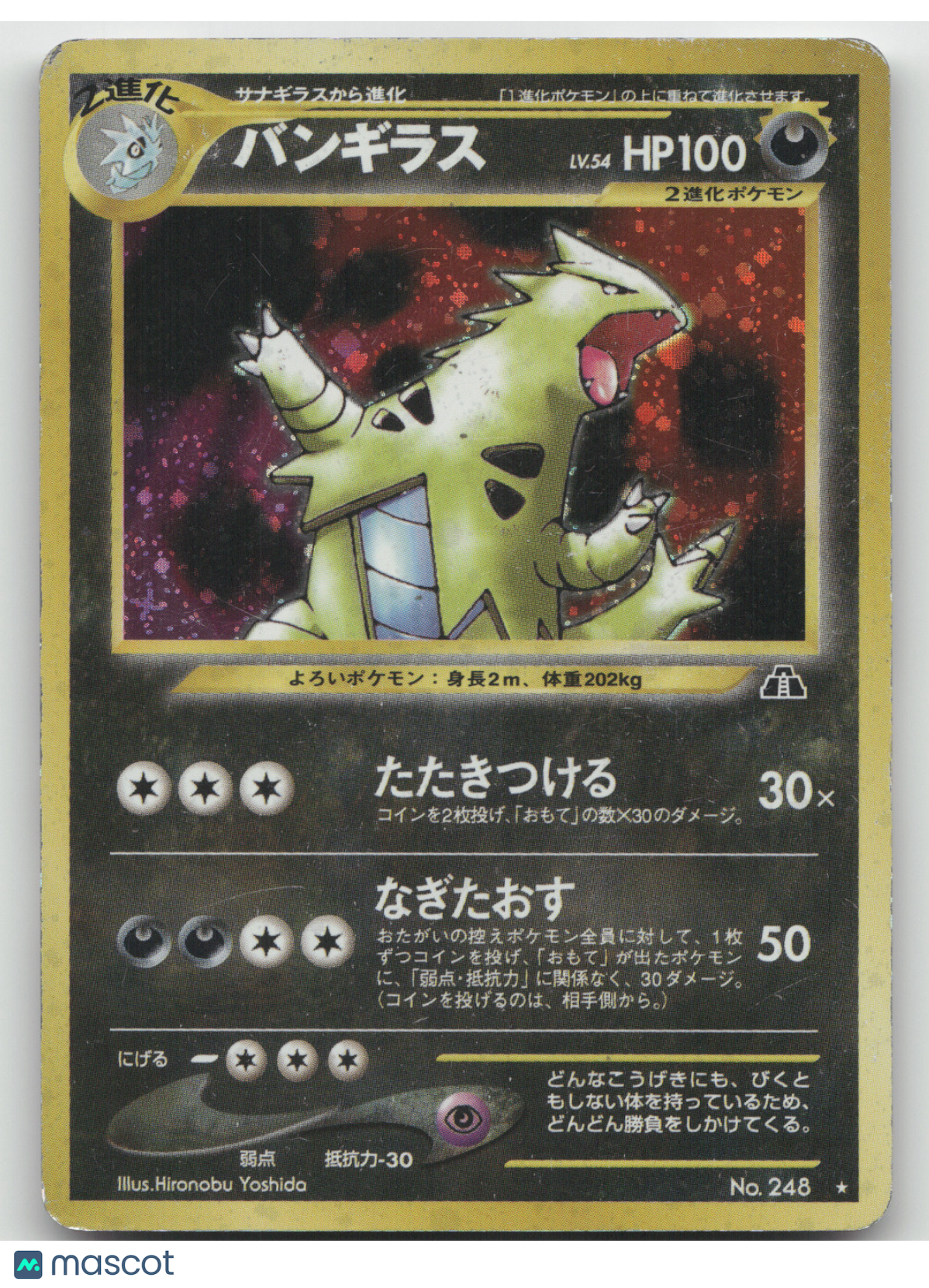 2001 Crossing the Ruins Tyranitar Holo Rare Japanese #248