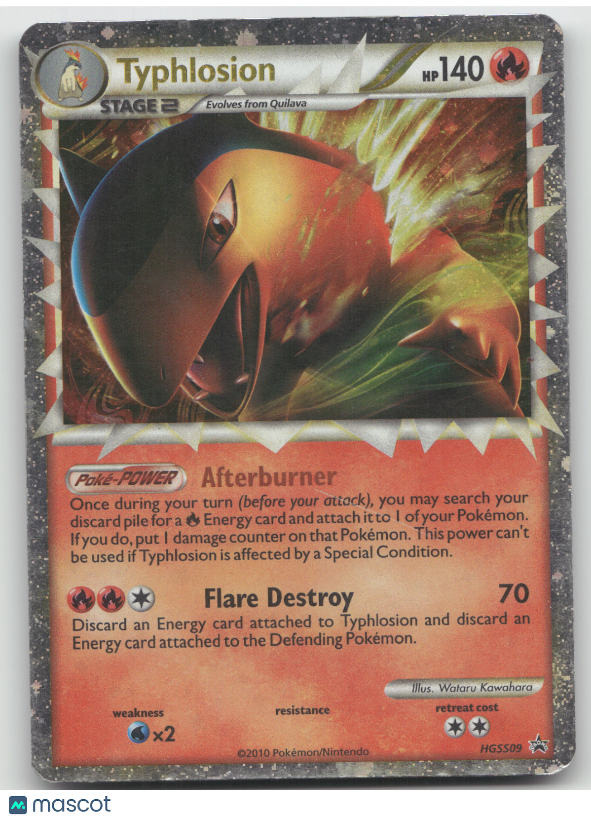 2014 HeartGold & SoulSilver Typhlosion Black Star Promo #HGSS09