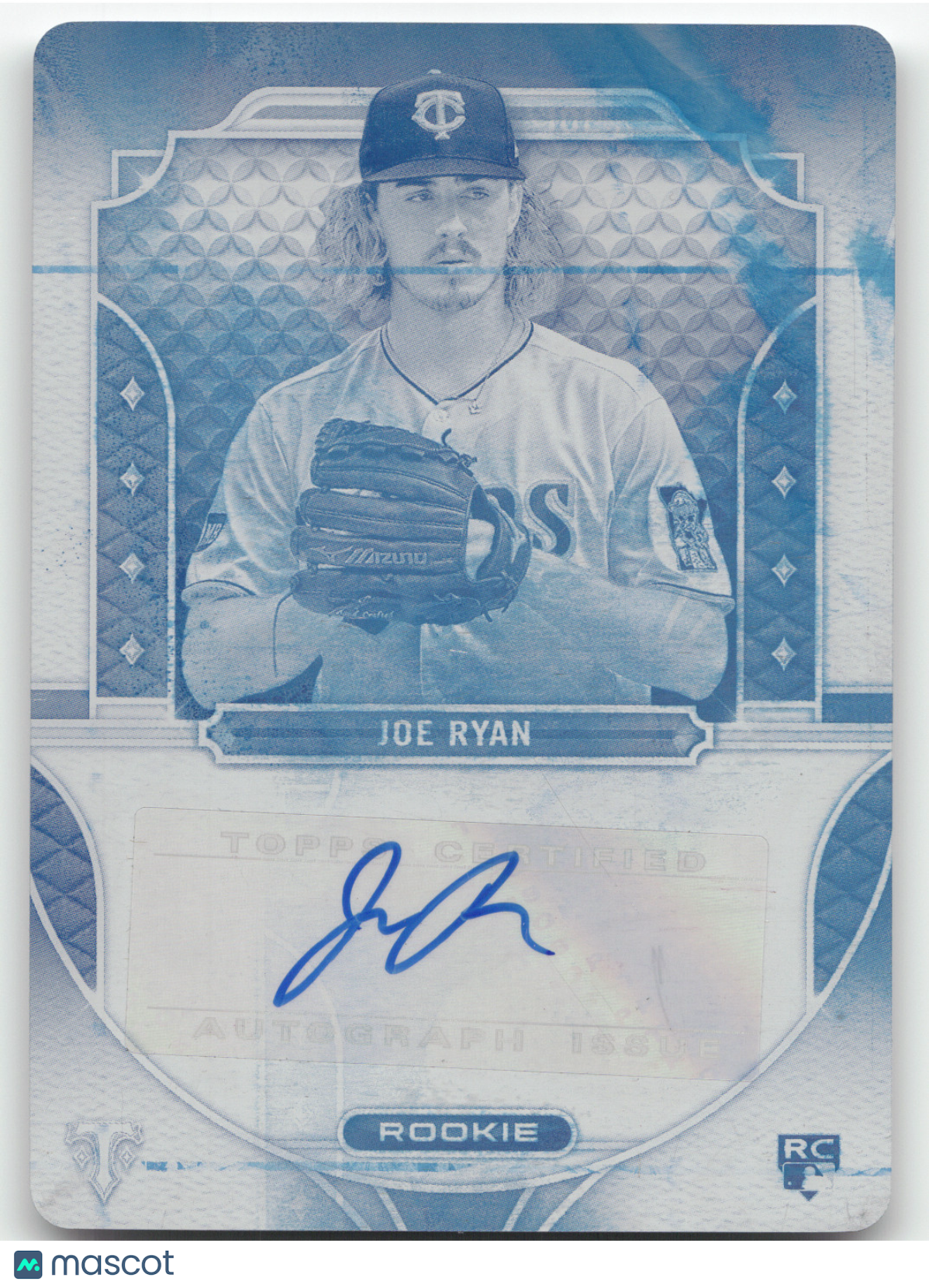 2022 Topps Triple Threads Joe Ryan #RA-JRY Cyan Printing Plate RC