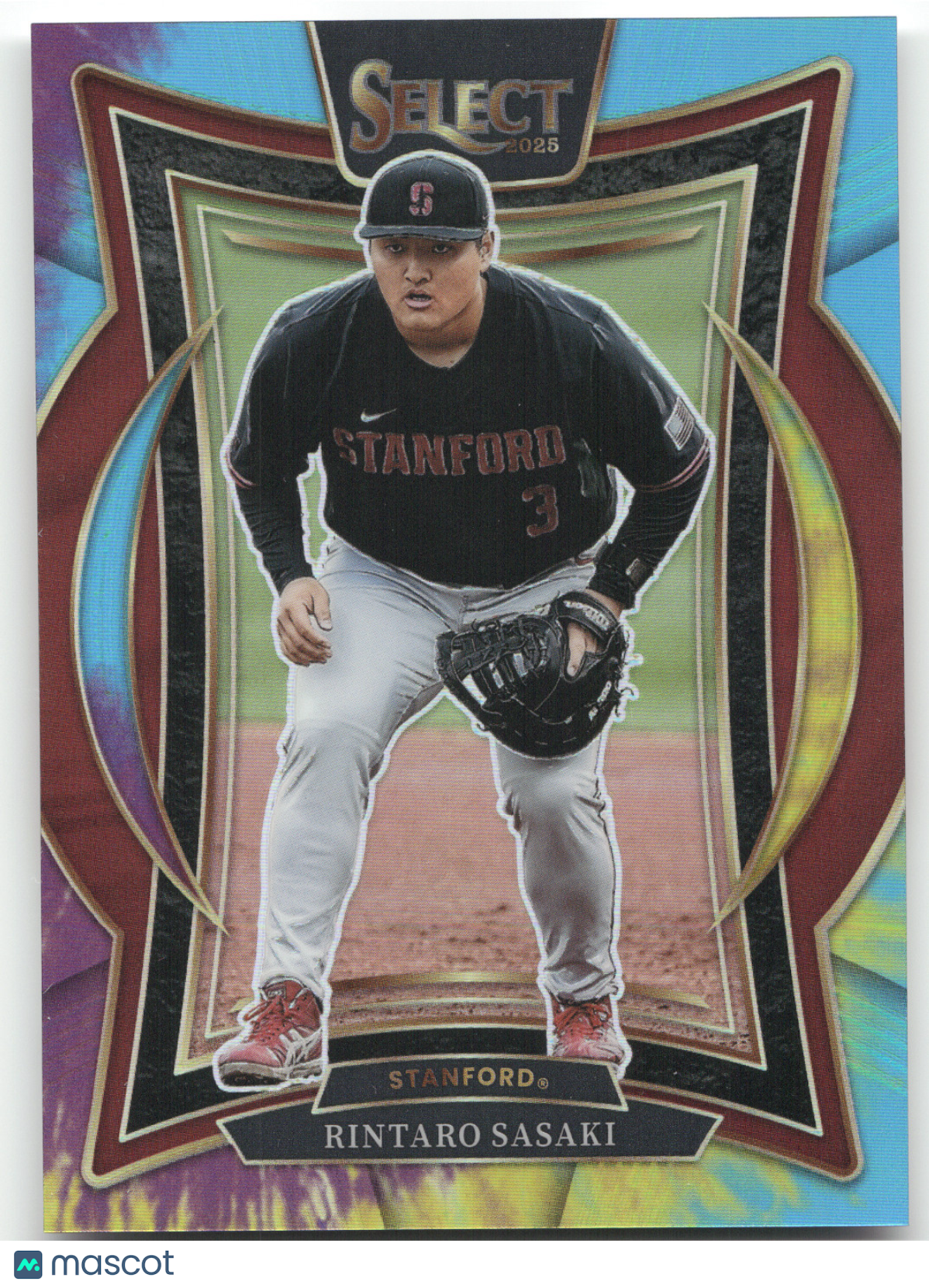 2025 Panini Select Baseball Concourse Rintaro Sasaki #64 Tie-Dye 08/25