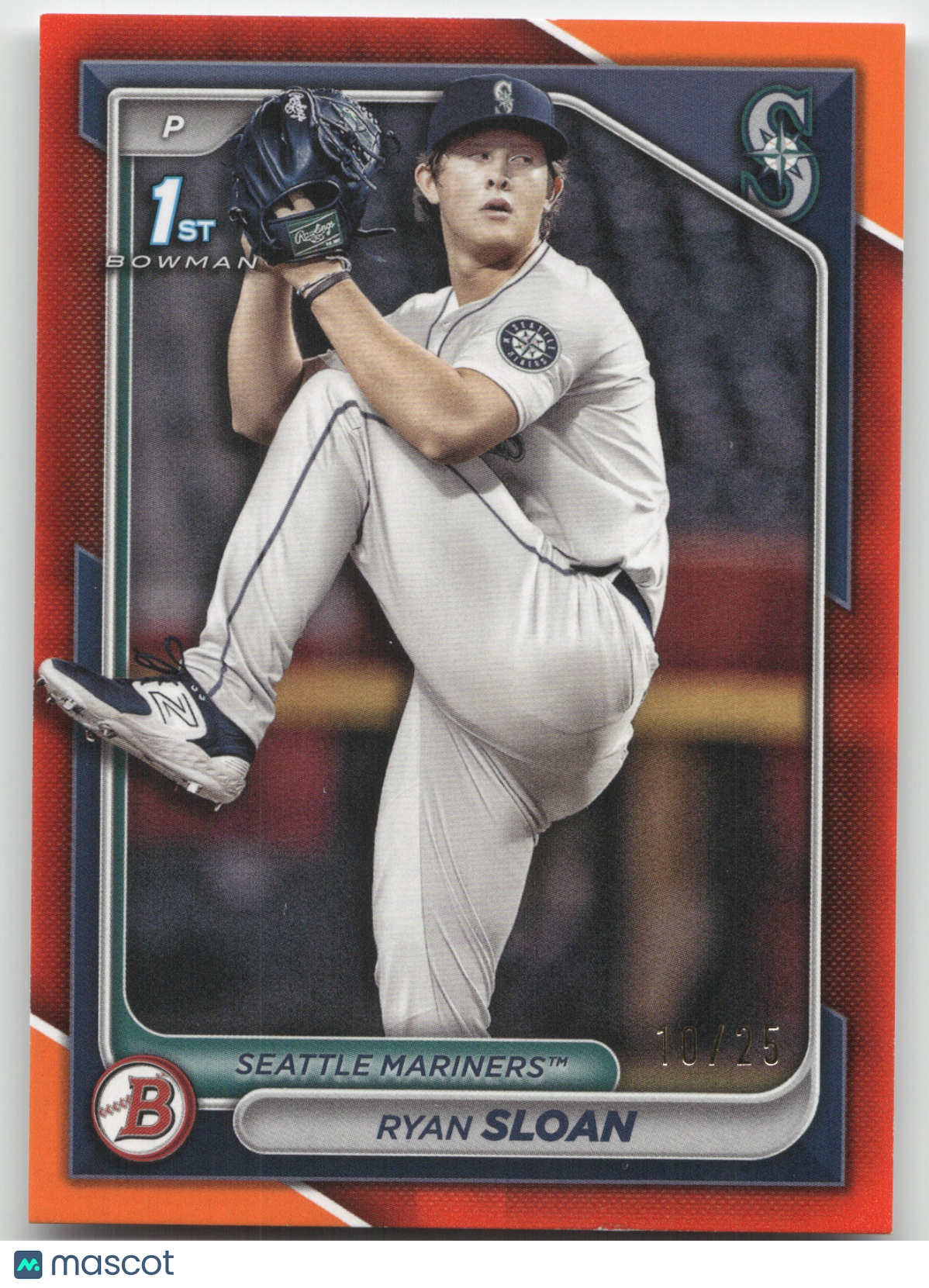 2024 Bowman Draft Ryan Sloan #BD-99 Orange 10/25