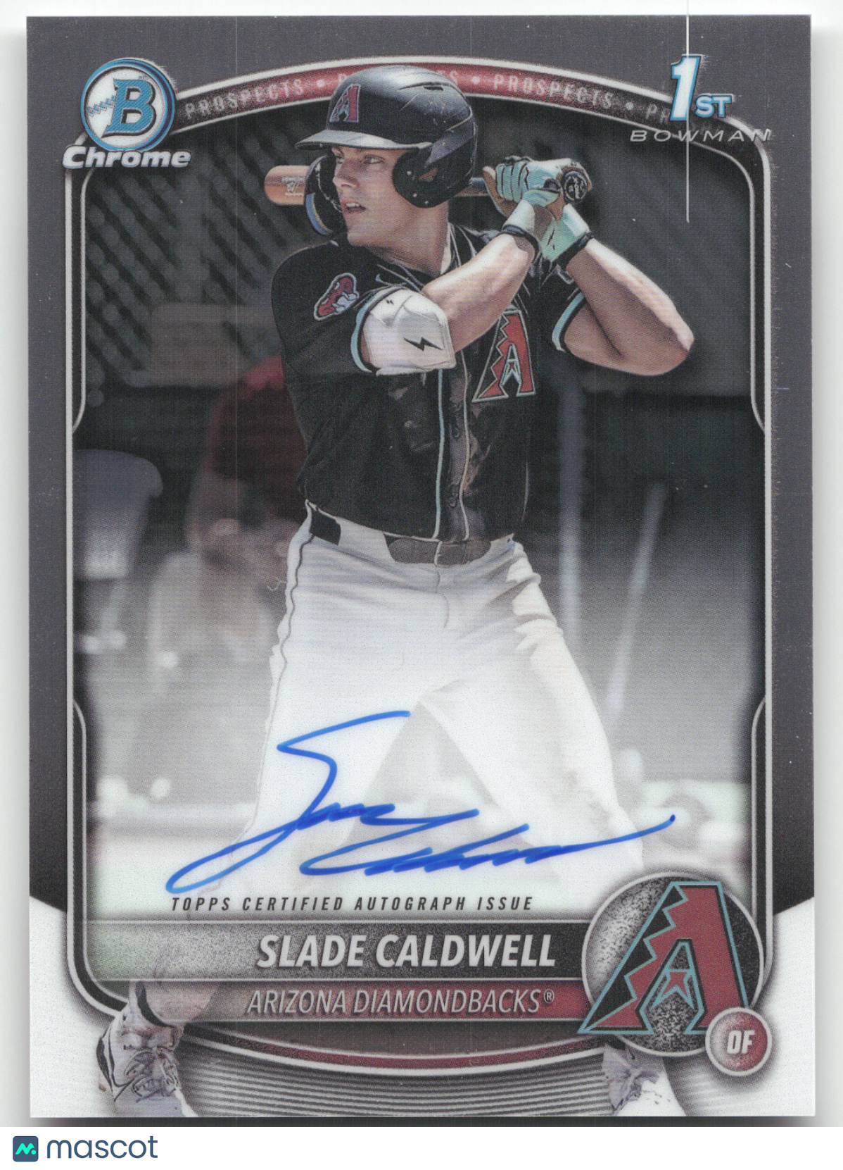 2024 Bowman Chrome Slade Caldwell #CPA-SC 1st Bowman