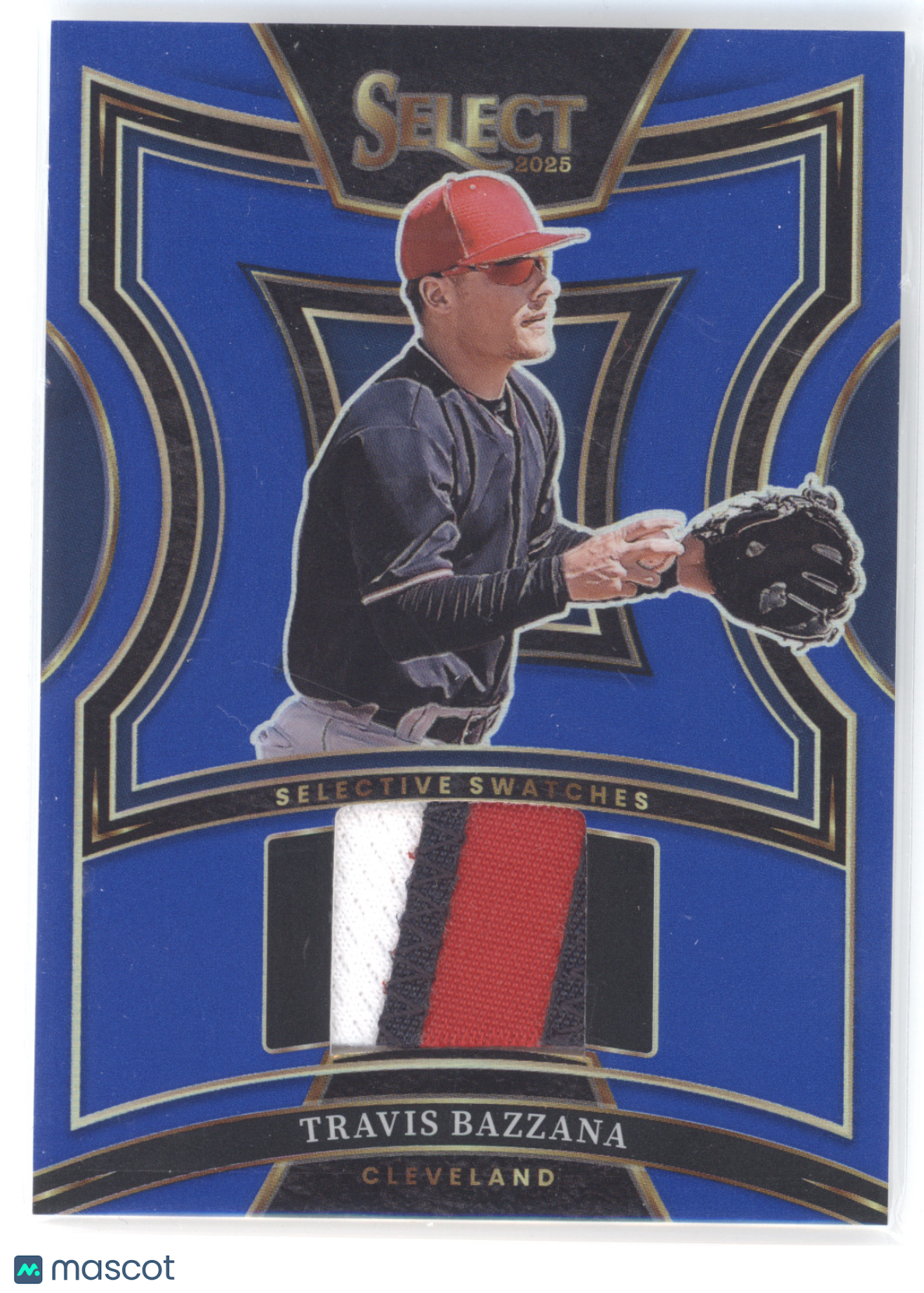 2025 Panini Select Prizm Travis Bazzana #SS-TB Blue 18/49 Patch Memorabilia