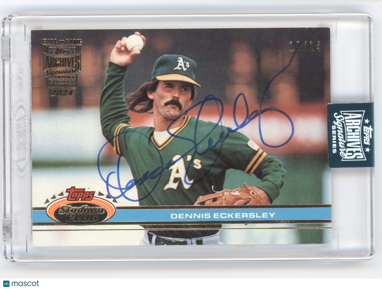 2024 Topps Archives Signature Series Stadium Club Dennis Eckersley #332 10/14