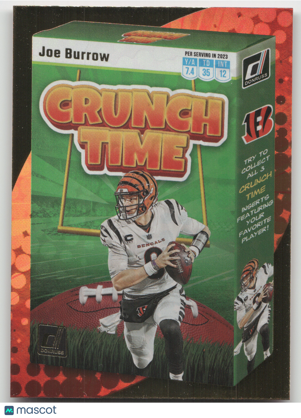 2023 Panini Donruss Crunch Time Joe Burrow #CT-3