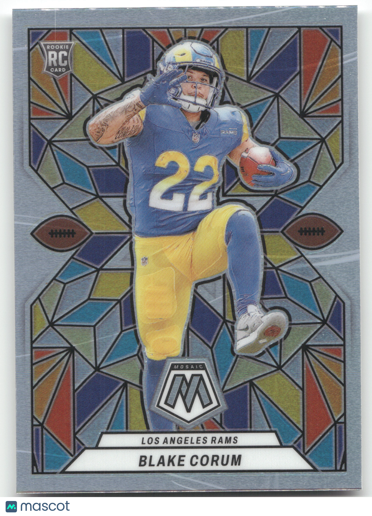 2024 Panini Mosaic Prizm Stained Glass Blake Corum #SG-25 RC