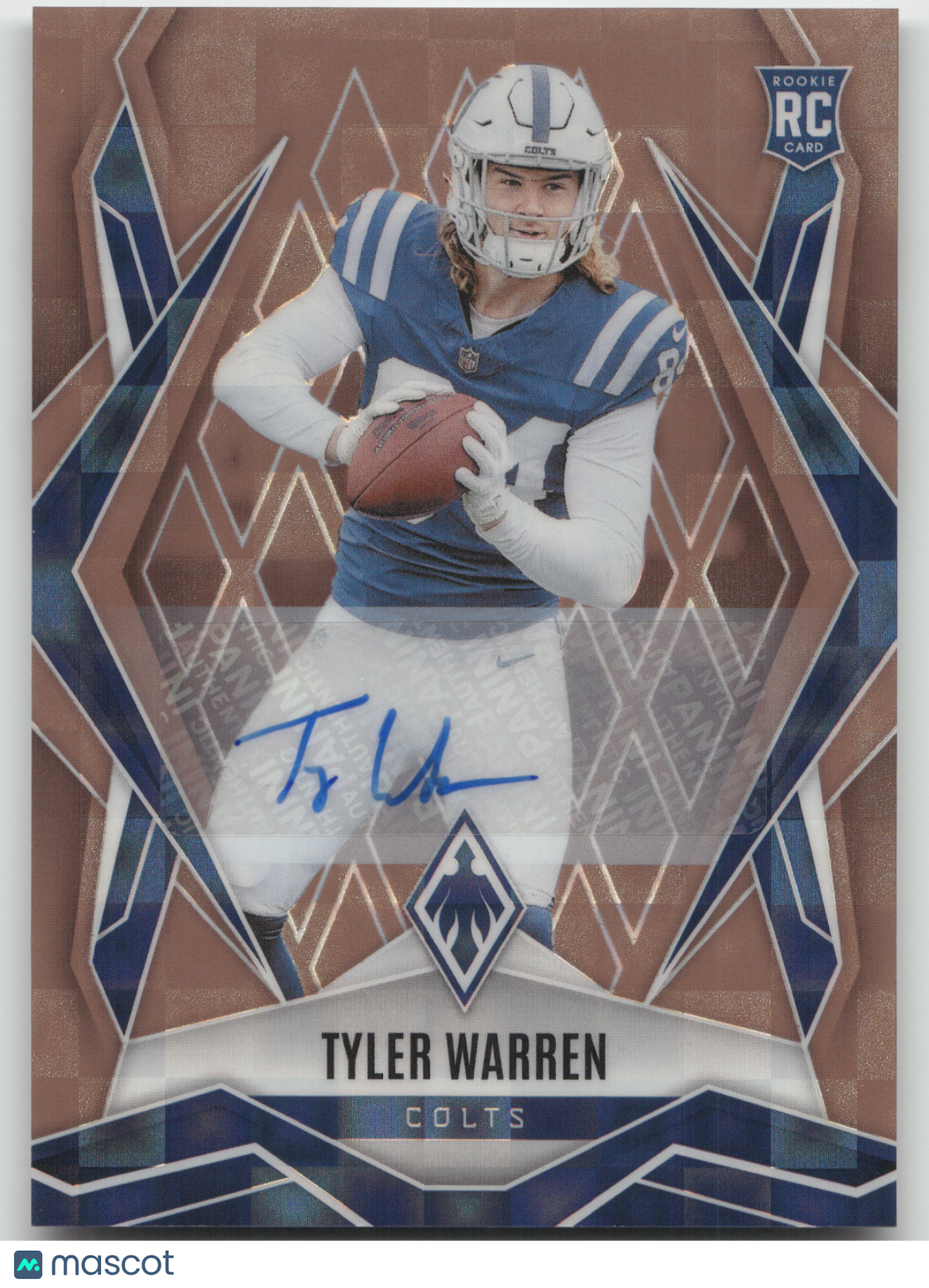 2025 Panini Phoenix Tyler Warren #185 Seismic 38/99 RC Auto