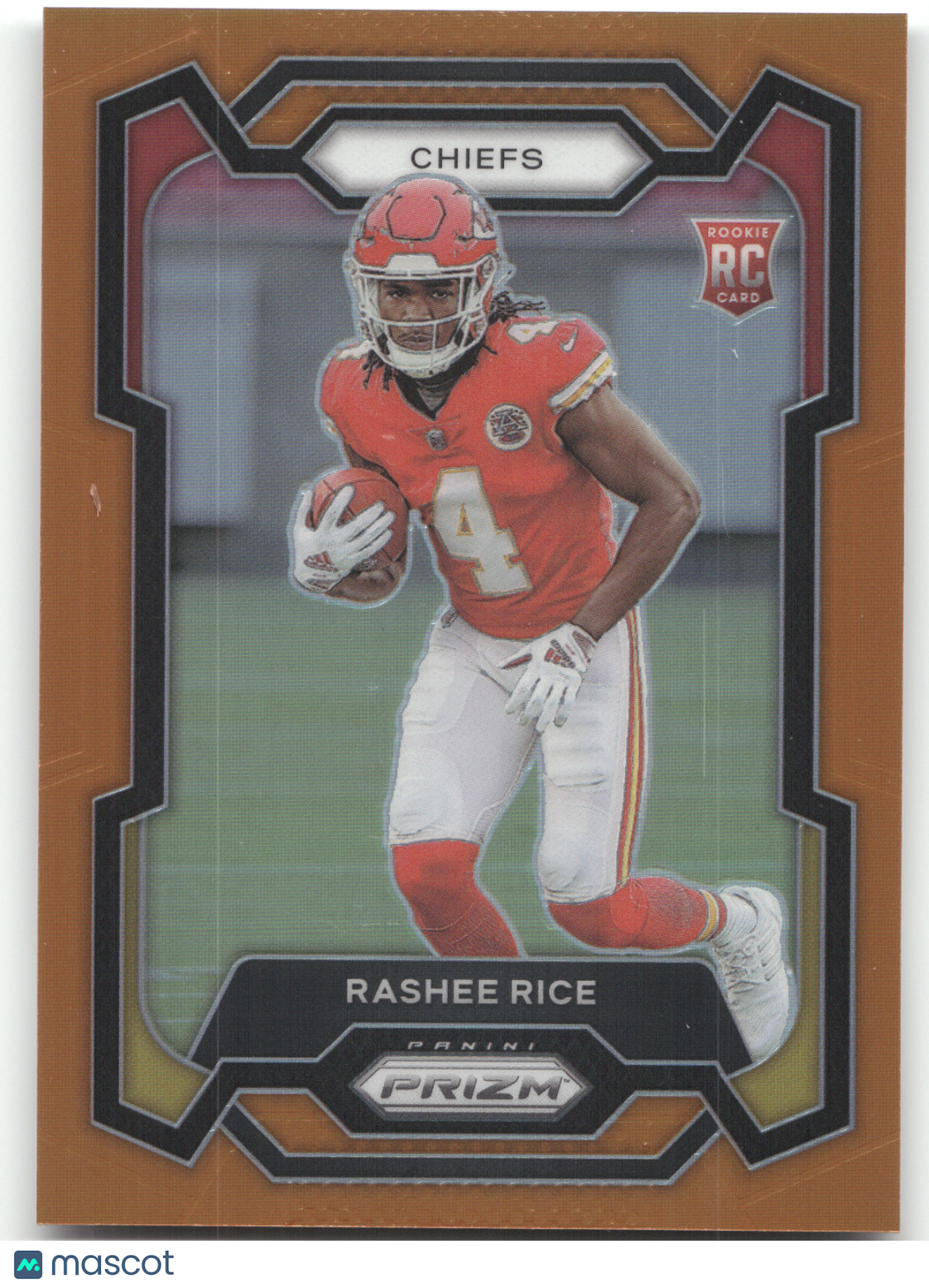 2023 Panini Prizm Rashee Rice #350 Orange 043/249 RC