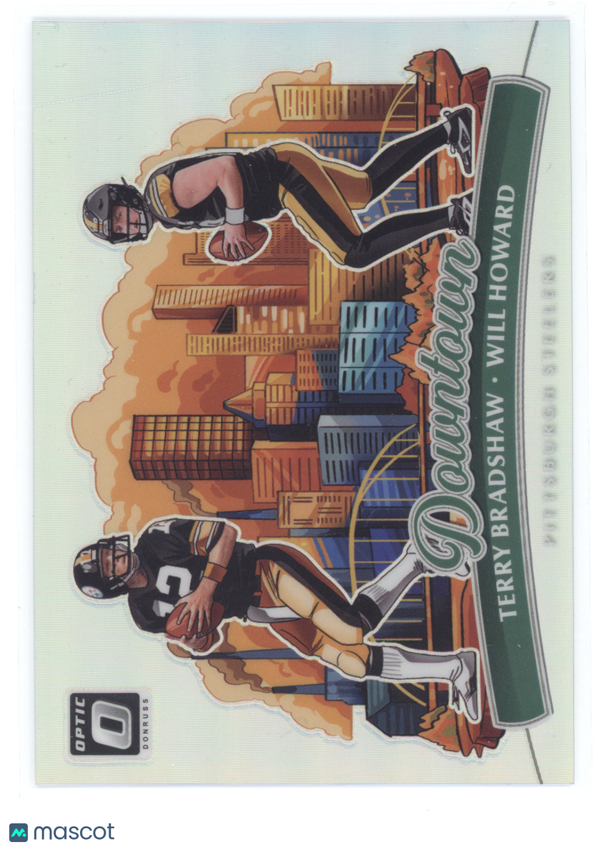 2025 Panini Donruss Optic Prizm Downtown Will Howard Terry Bradshaw #11